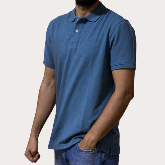 Light Navy Blue Polo T-Shirt