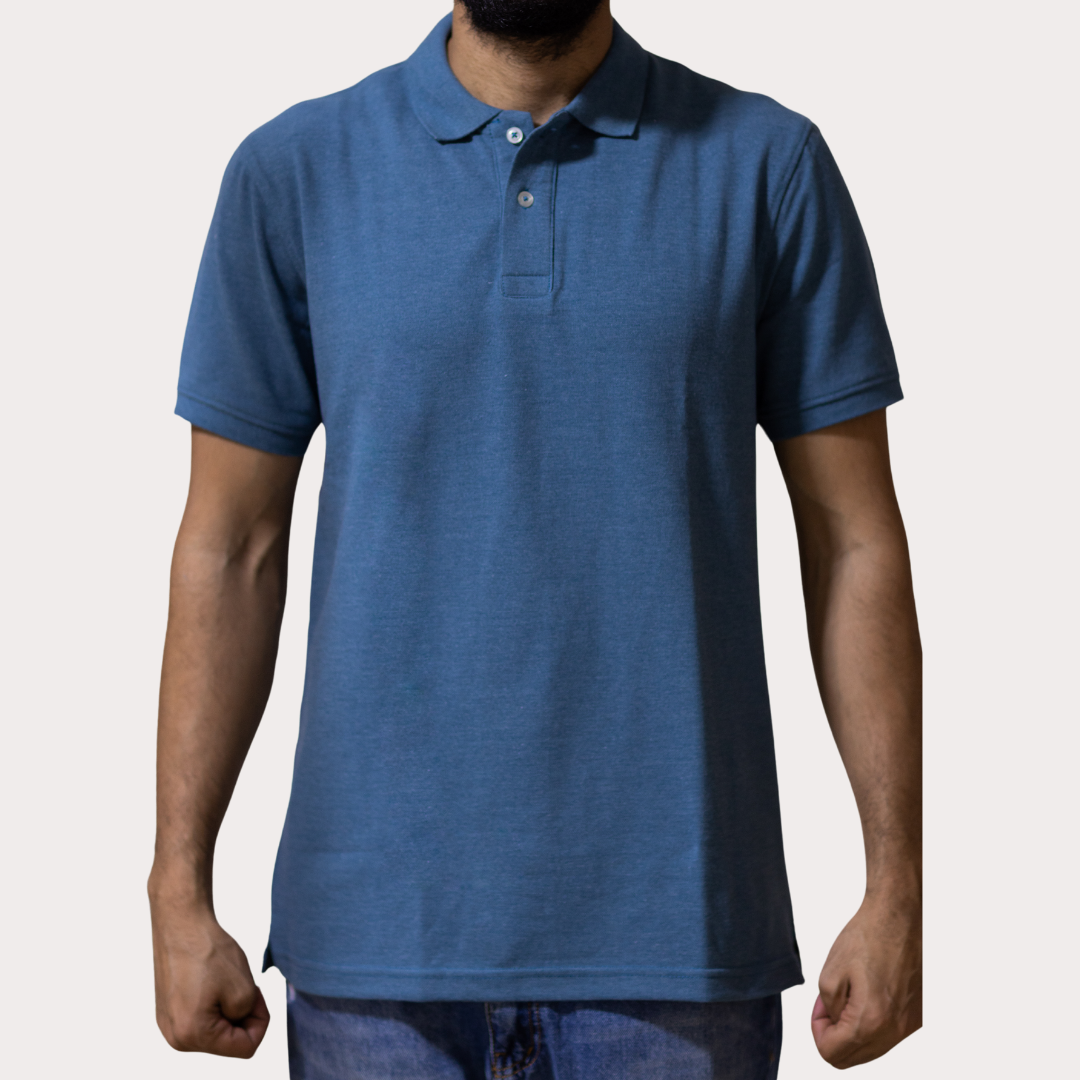 Light Navy Blue Polo T-Shirt