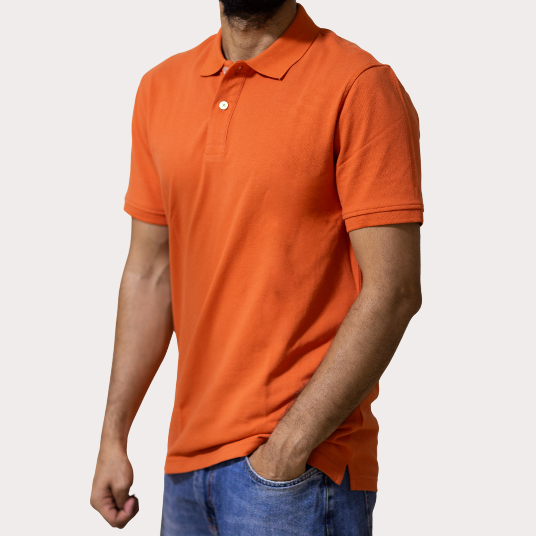 Light Orange  Polo T-Shirt