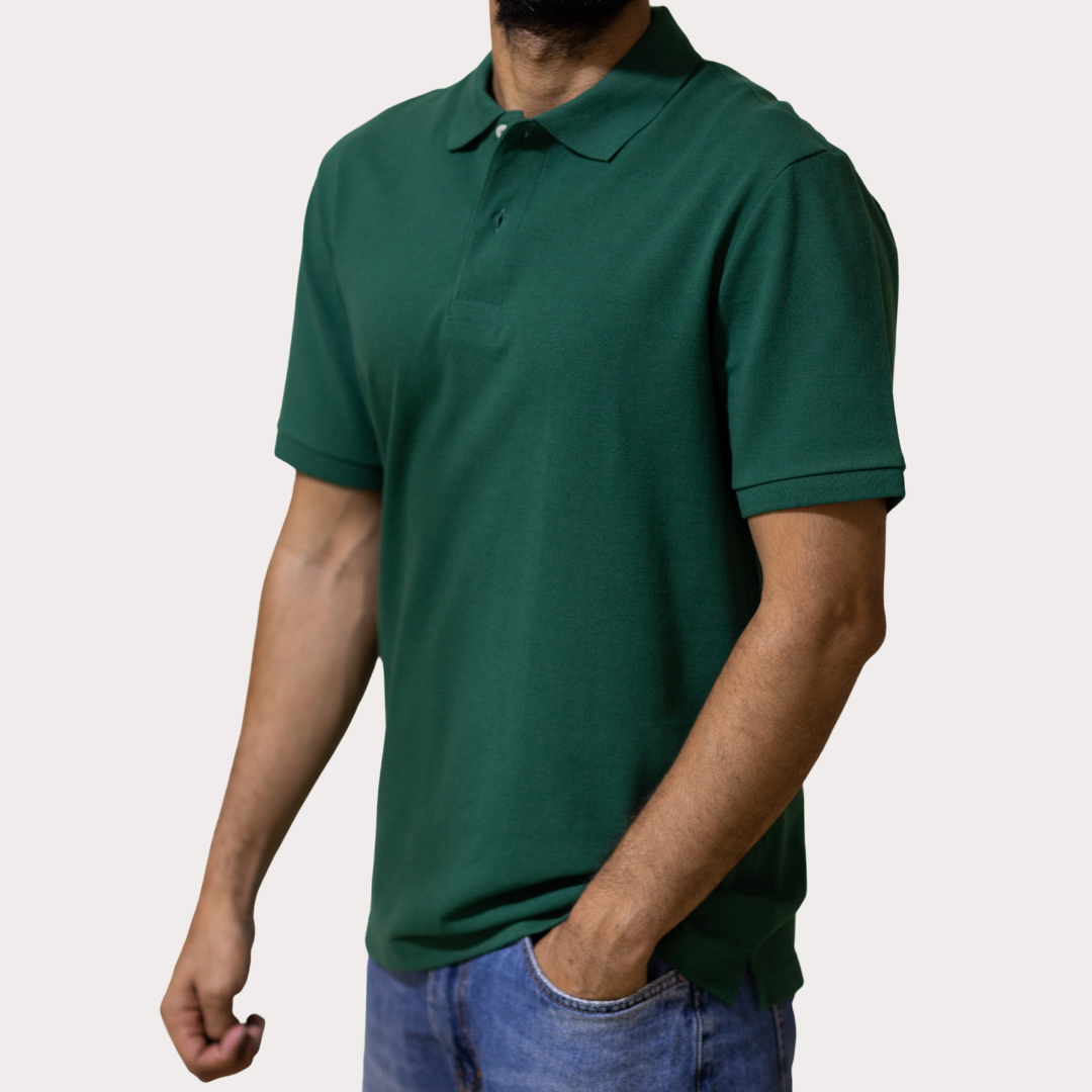 Dark Green Polo T-Shirt