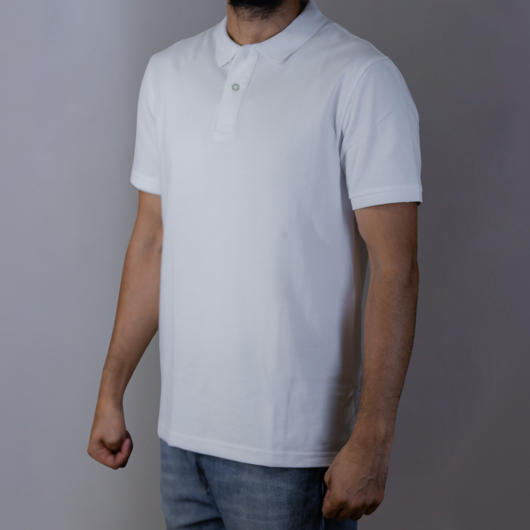 White Polo T-Shirt
