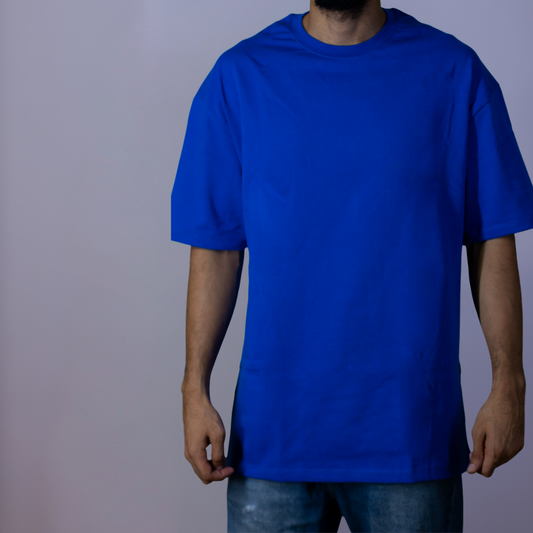 Blue Over size T-shirt