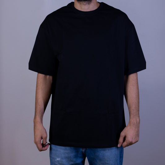 Basic Black Over size T-shirt
