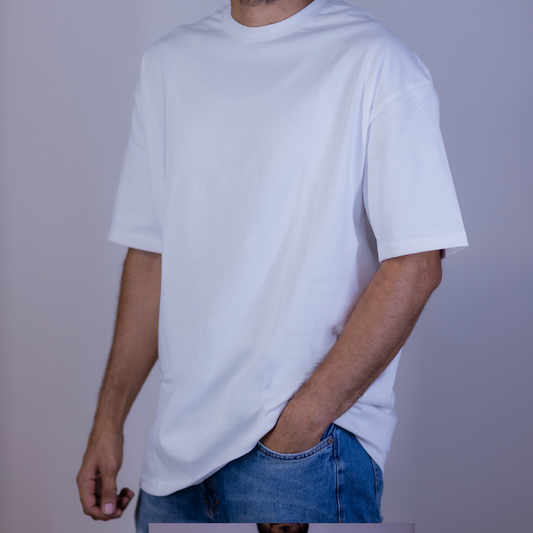 Basic White Over size T-shirt