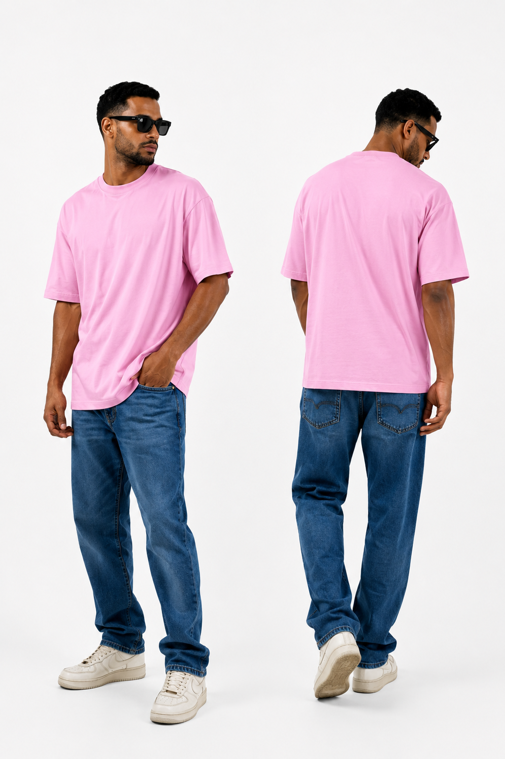 Pink Over size T-shirt
