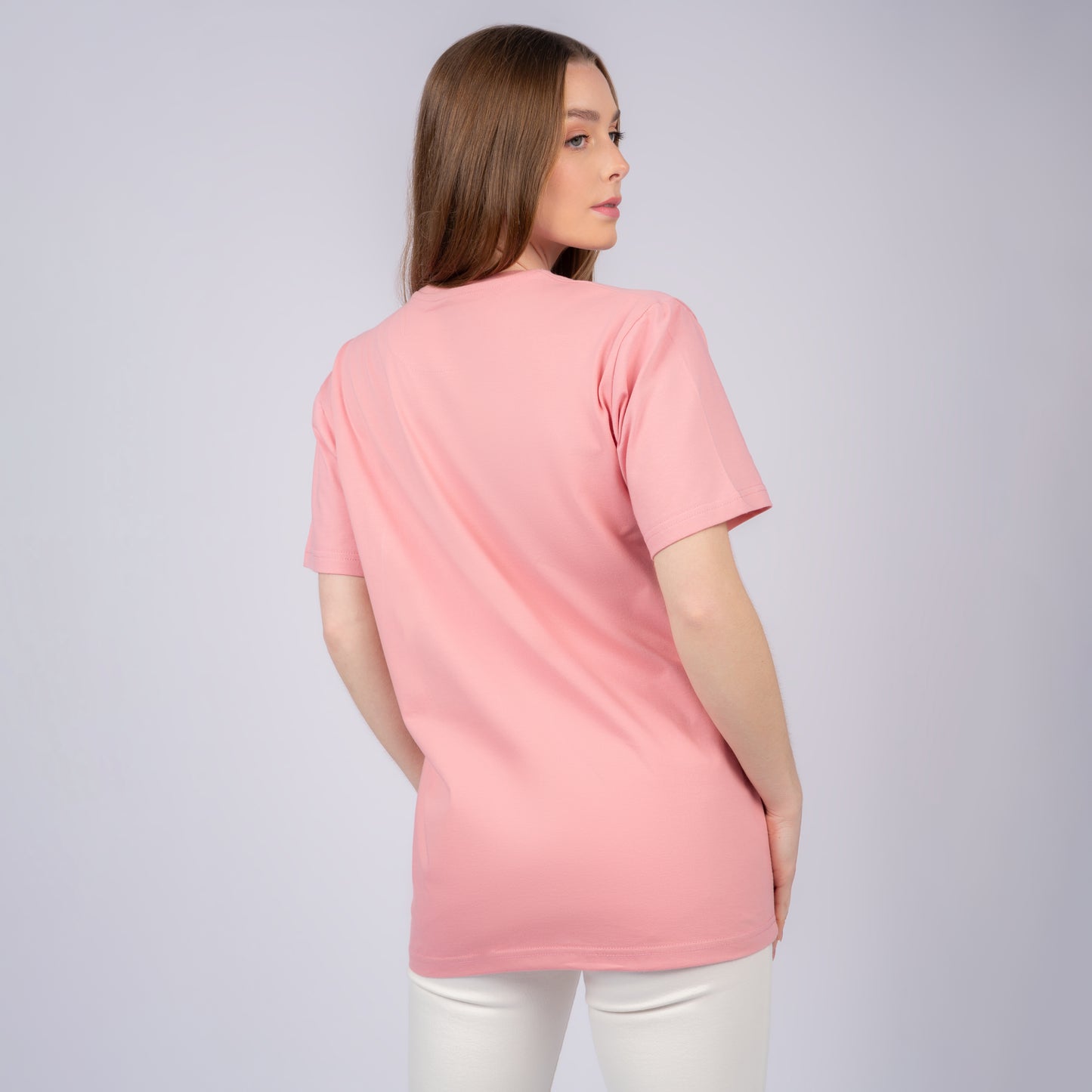 Pink Women Short Sleeve T-Shirt