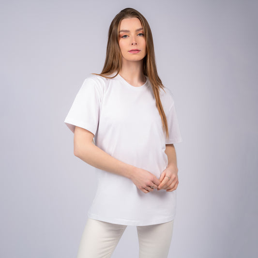 White Women Short Sleeve T-Shirt