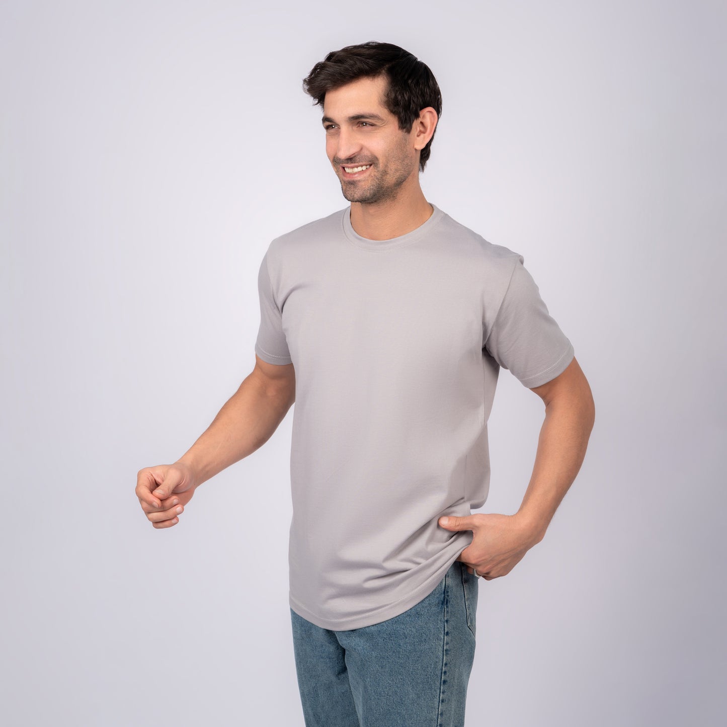 Gray Short Sleeve T-Shirt