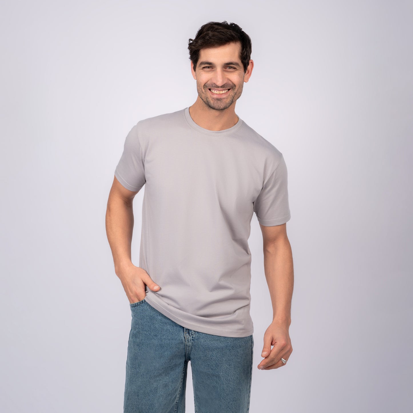 Gray Short Sleeve T-Shirt