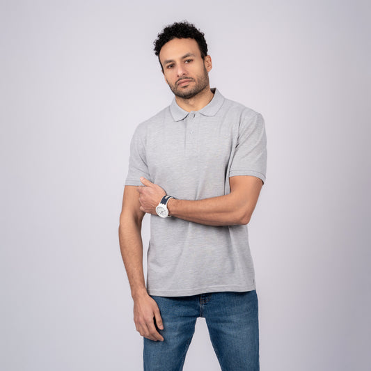Light Gray Polo T-Shirt