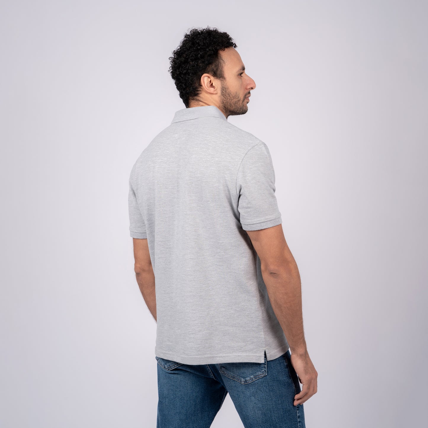 Light Gray Polo T-Shirt
