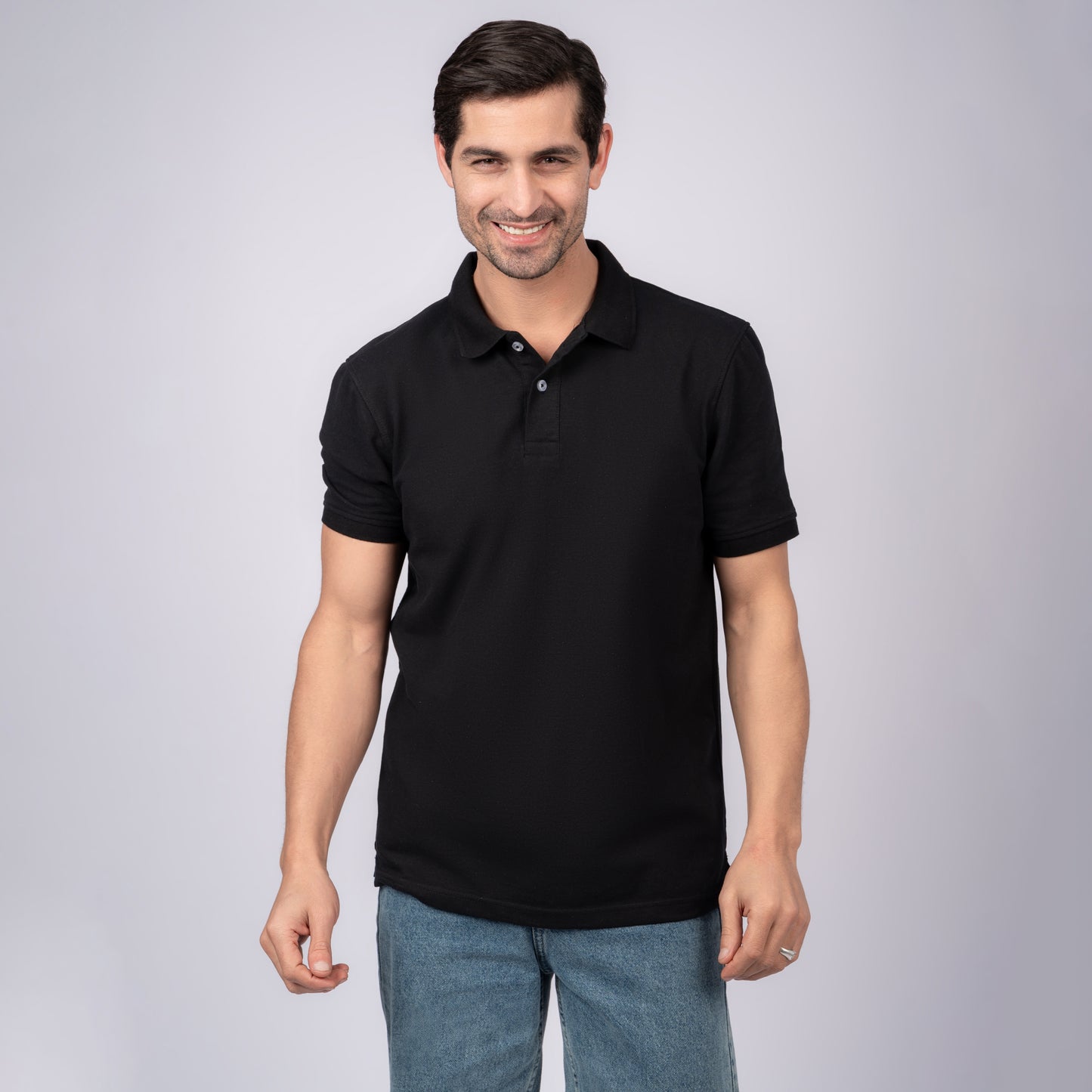 Black Polo T-Shirt