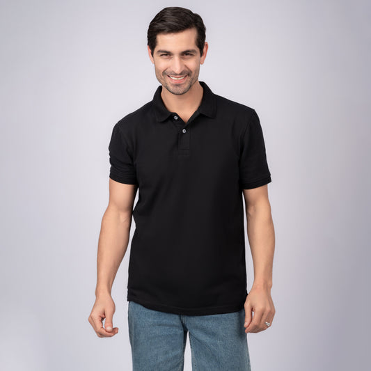 Black Polo T-Shirt