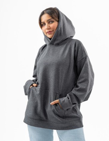 Dark Grey Over-Size hoodie