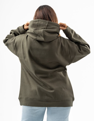 Dark Green Over-Size hoodie