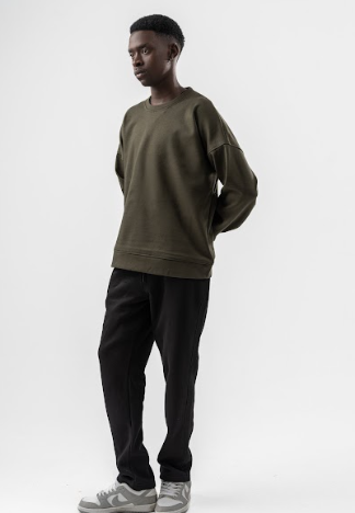 Dark Green Round Hoodie