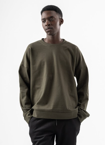 Dark Green Round Hoodie