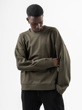 Dark Green Round Hoodie