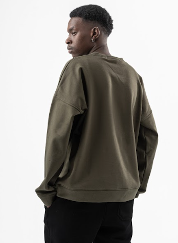 Dark Green Round Hoodie