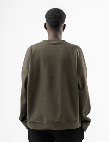 Dark Green Round Hoodie