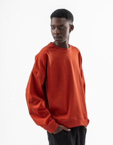 Orange Round Hoodie