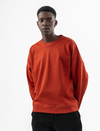 Orange Round Hoodie