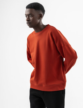 Orange Round Hoodie