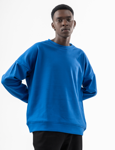 Blue Round Hoodie