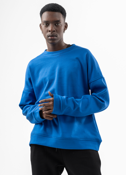 Blue Round Hoodie