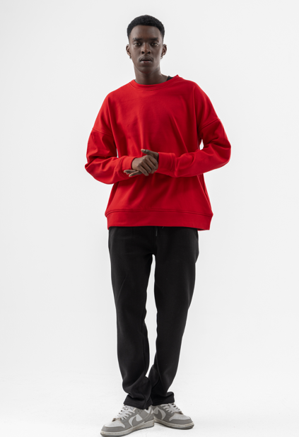 Red Round Hoodie