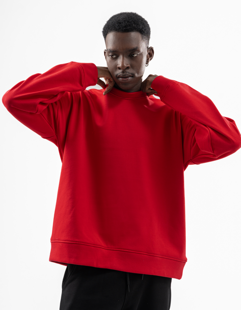 Red Round Hoodie