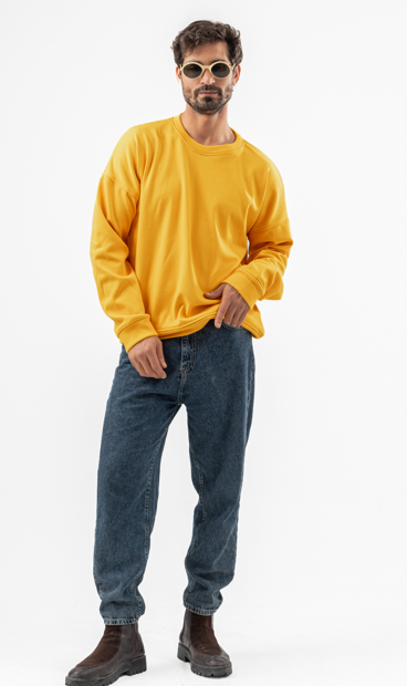 Mustard Round Hoodie