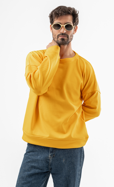 Mustard Round Hoodie