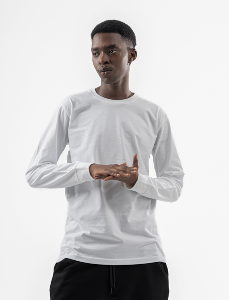 White Cotton Undershirt with Sleeve