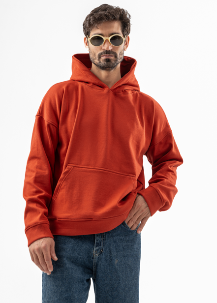 Orange Over-Size hoodie