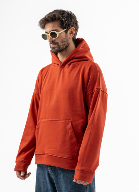 Orange Over-Size hoodie