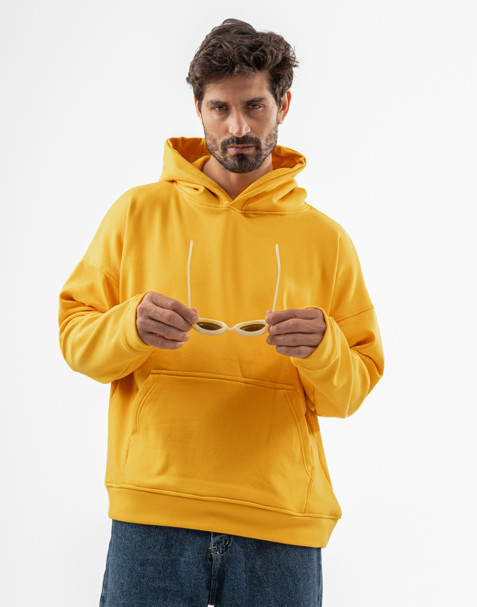 Yellow Over-Size hoodie