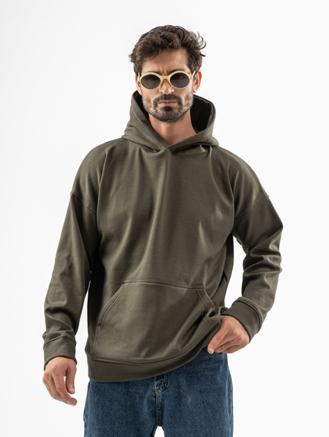 Dark Green Over-size Hoodie