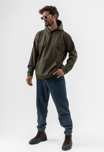 Dark Green Over-size Hoodie