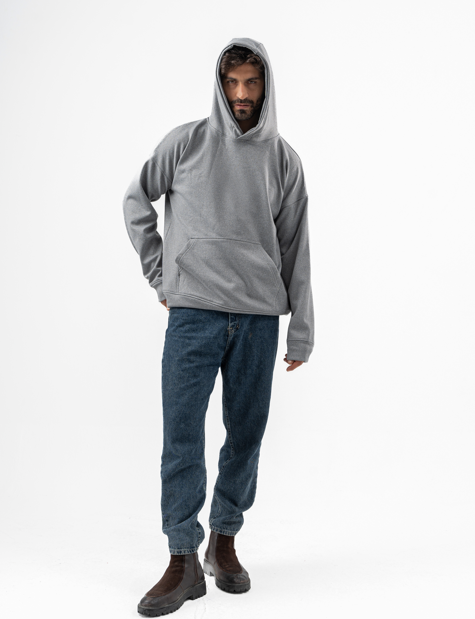 Gray Over-Size hoodie