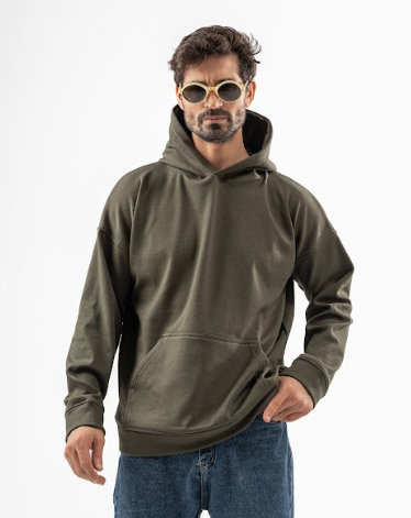 Dark Green Over-Size hoodie