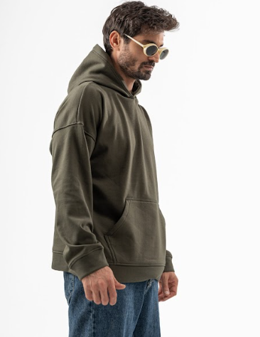 Dark Green Over-Size hoodie