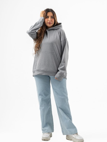 Gray Over-Size hoodie