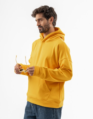 Mustard Over-Size hoodie